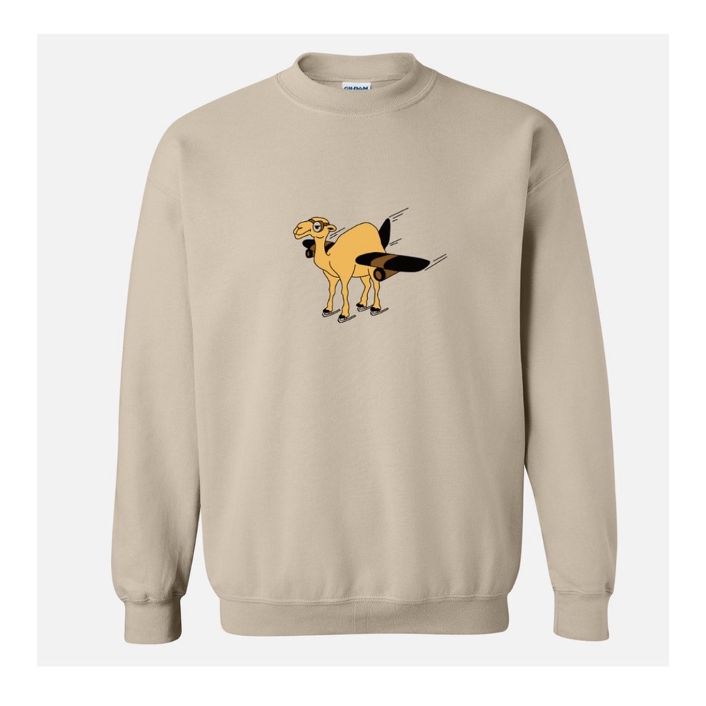 Figure Skating Flying Camel Sweatshirt
